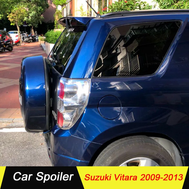 

For suzuki grand vitara spoiler high quality abs plastic rear trunk spoiler roof wing for suzuki grand vitara 2009-2013