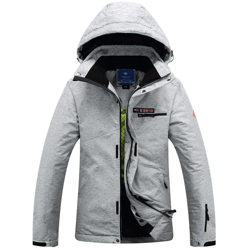 Зимняя мужская лыжная куртка ветрозащитный водонепроницаемый для снега утолщенный костюм для сноубординга дышащая куртка джинсовые брюки