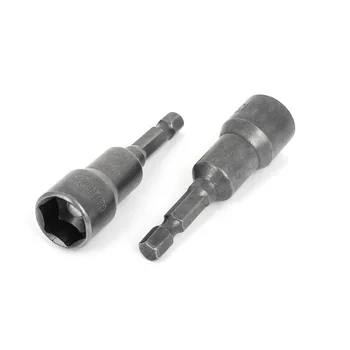 

Uxcell 2 Pcs 1/4" Shank 13mm Hex Socket Driver Bit Nuts Magnetic Setter