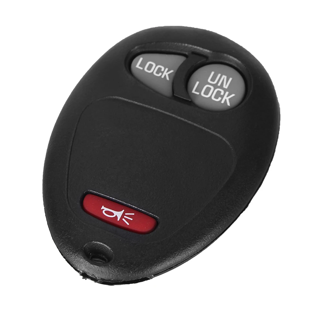 KEYYOU 3 кнопки без чипа пустой дистанционный ключ 2+ 1 Тревожная чехол для ключей для Buick Hummer H3 GMC для Chevrolet Colorado Isuzu