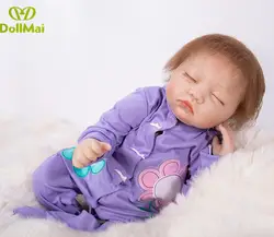 20 "реалистичные Bebe Кукла реборн новорожденных Силиконовые куклы реалистичные подарок рождения Reborn Juguetes boneca reborn