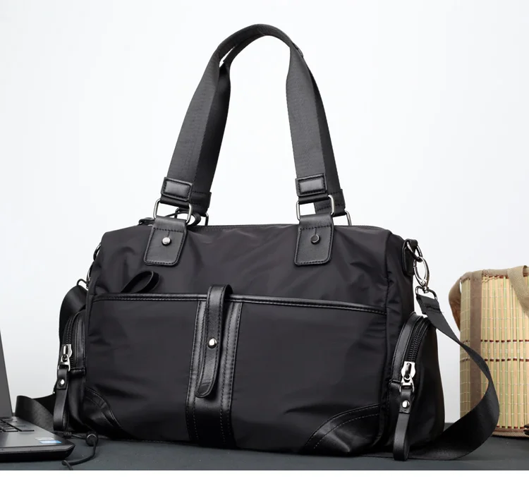 Модные мужские дорожные сумки, мужские сумки, сумка на плечо, Оксфорд, высокое качество, Большая вместительная мужская сумка на молнии, стиль, деловая сумка