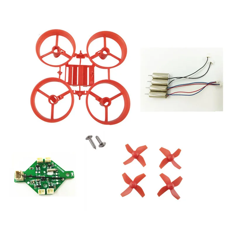 DIY комплекты радиоуправляемых дронов 615 двигатель H36 батарея баланс зарядное устройство запчасти E010 E010C E010S JJRC H36 Tiny6 лезвие индуктивности крошечные Whoop - Цвет: 13-0133-4