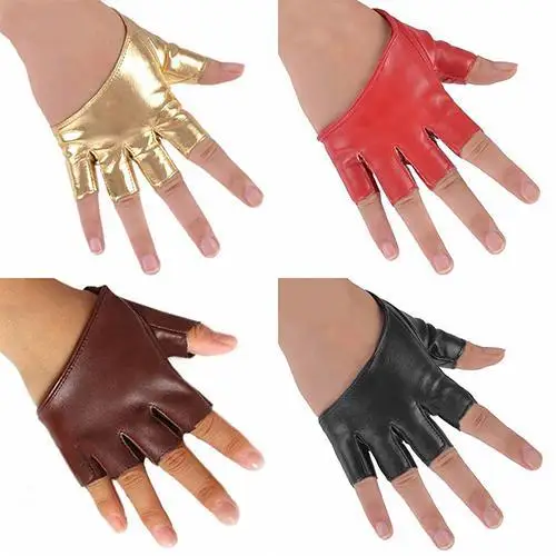 Новый модные, пикантные Для женщин девочек Половина Finger пальцев для вождения танцев перчатки подарки