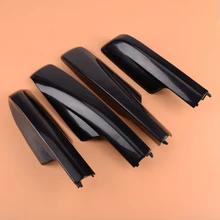 Черный ABS крыша автомобиля чехол для барбекю рельс конец оболочки протектор наклейка подходит для Toyota Highlander XU20 2001 2002 2003 2004 2005 2006 2007