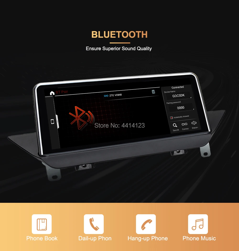 Excellent Antiglare screen Android 9.0 4+64G Car multimedia Player car dvd player auto audio for BMW X1/E84 2009-2015 with idrive radio 8