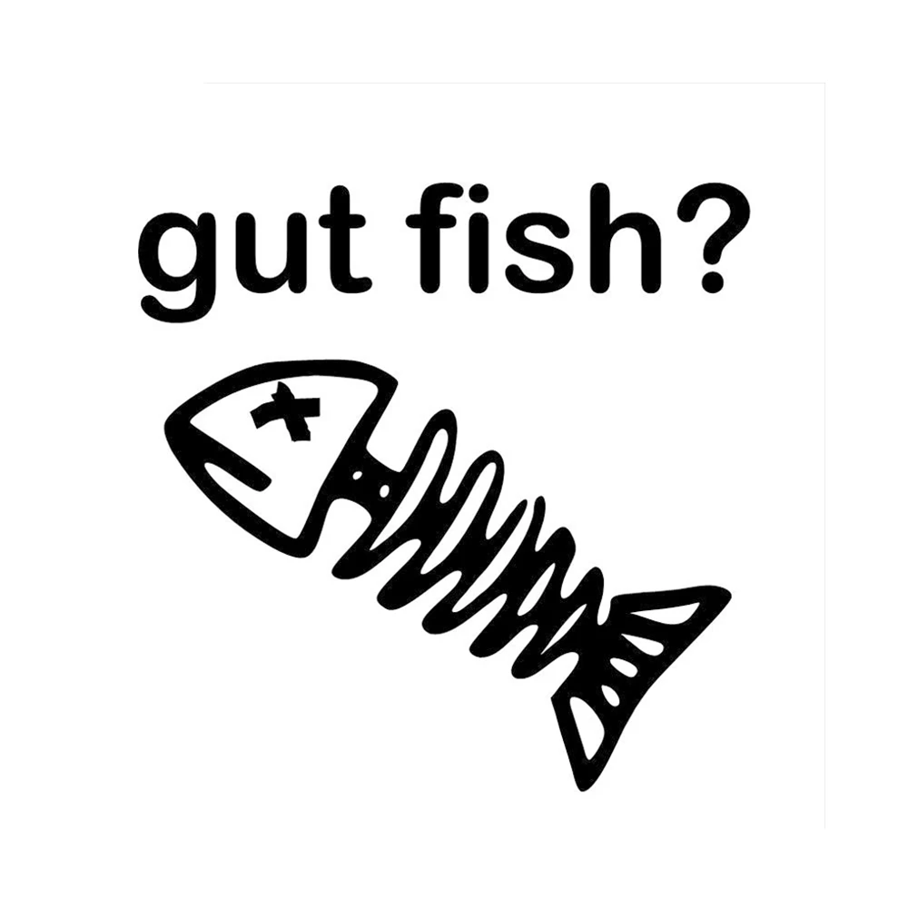 16*16cm Gut Fish Animal Car-Styling Stickers Vinyl Motorcycle Decals Car Stickers Car Accessories 16*16cm Gut Fish Animal Car-Styling Stickers Vinyl Motorcycle Decals Car Stickers Car Accessories