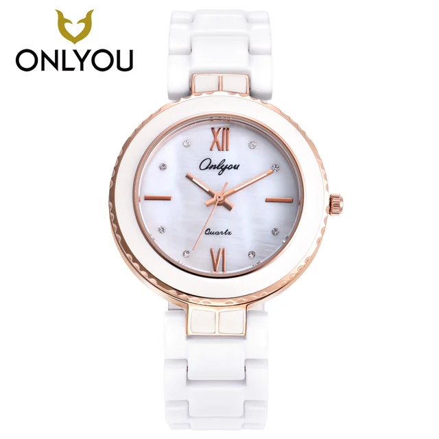 ONLYOU Women Watches Fashion Ceramic Watch Girls Elegant Bracelet Female Quartz ONLYOU Women Watches Fashion Ceramic Watch Girls Elegant Bracelet Female Quartz