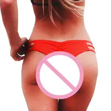 Сексуальные женские трусики бикини с вырезами, летние однотонные купальные костюмы, плавки для женщин, Дамское Трендовое нижнее белье