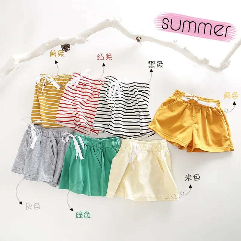 

2019 Summer Boys and Girls Baby Shorts Casual Bottoms