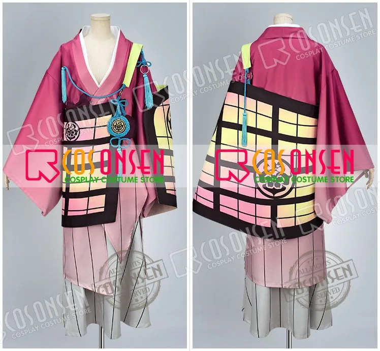 Косплей ONSEN Hot Webgame Touken Ranbu Souza Samonji косплей костюм все размеры