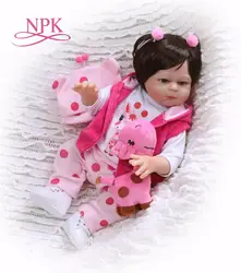 19 дюймов полный средства ухода за кожей силиконовые bebes Reborn Baby Doll Touch настоящая мода день детей Подарки Детские куклы новый дизайн подарки на