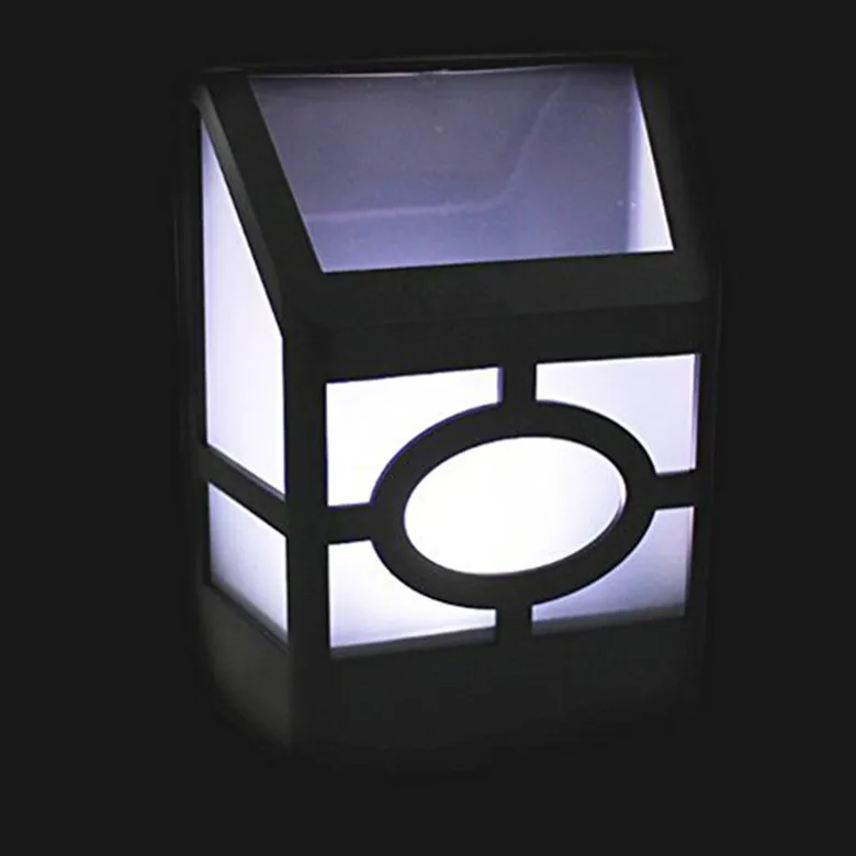 ПИР солнечный светильник светодиодный настенный светильник Ретро китайский стиль лестница лампа крыльцо огни водонепроницаемый IP55 открытый светильник ing - Испускаемый цвет: Белый