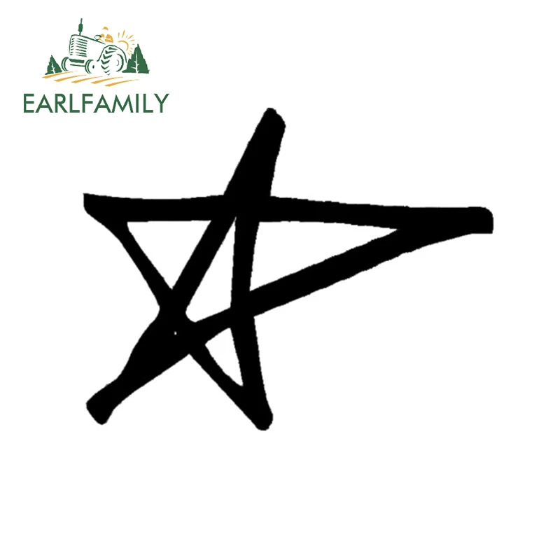 

EARLFAMILY 15cm x 12.5cm Car Styling Avril Lavigne Star Car Window Bumper Laptop Decal Vinyl Waterproof Car Sticker Black/Silver