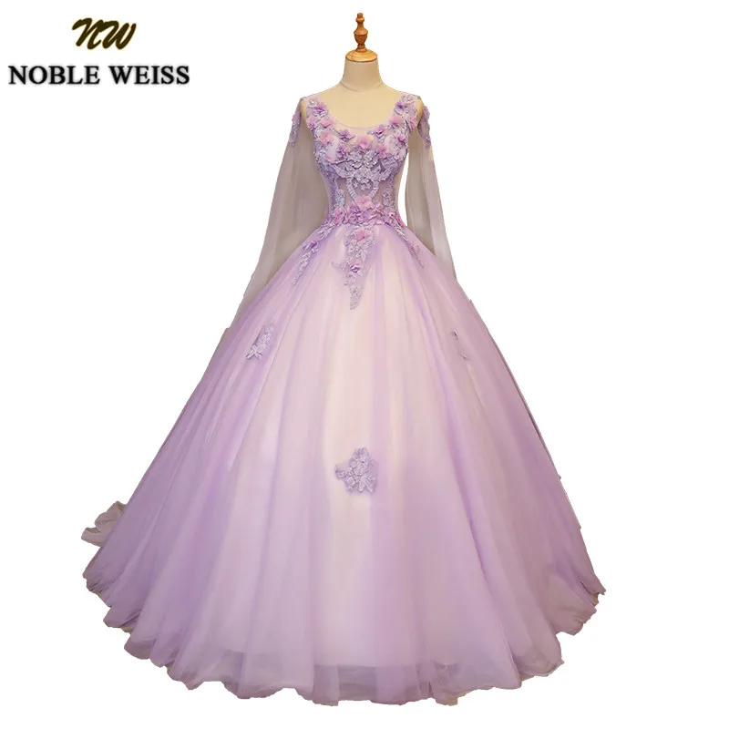 Благородный WEISS Длинный плащ бальные платья бисером Vestidos De 15 Anos Аппликация
