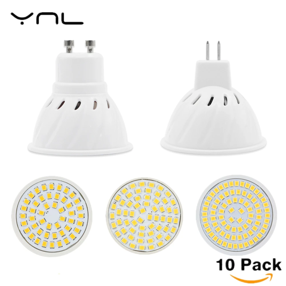 10PCS Lot Lampada Led E27 E14 GU10 MR16 Led Lamp 220V High Bright Bombillas LED Bulb