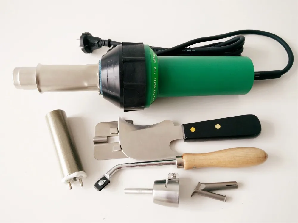Free Shipping 110V / 230V Hot Air plastic Welder Heat Gun Kit For Vinly