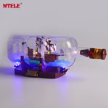 

MTELE Led Light Kit (With Battery Pack) For 21313 Ideas Series The Ship In A Bottle Lighting Set Compatible With 16051