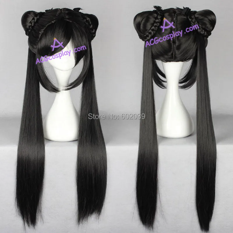 

Cardcaptor SAKURA RI MEIRIN cosplay wig card captor sakura wig black long wig