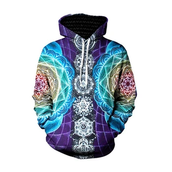 

2018 Fashion Digital 3D Thread Pattern Hoodies Men Women Boys Long Sleeve Sweatshirts Zipper Hooded Coat Pullover Tracksuits