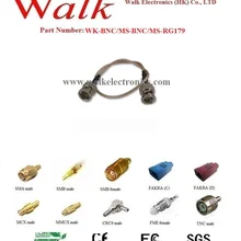 Байонетный коаксиальный разъем папа rg179 кабель антенна BNC кабель