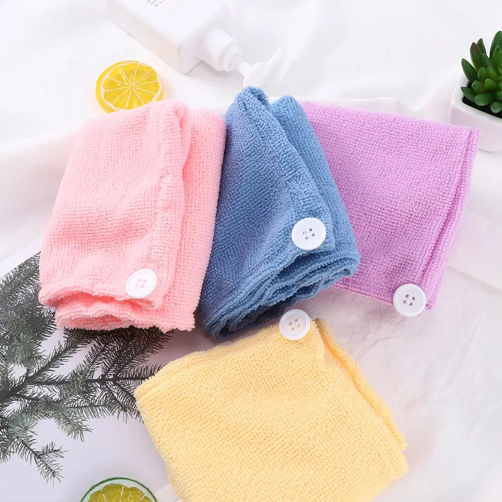 

1PC Absorbent Women Hair Cap Bamboo fiber Magic Drying Turban Wrap Towel Hair Dry Quick Dryer Bath Salon Towels Bathing Tools