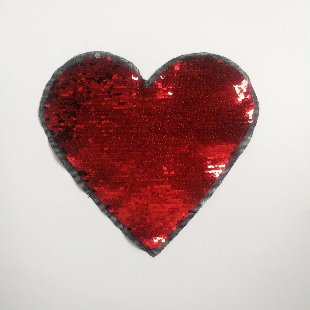 

Reversible Change Color Sequins Sew On Patches For Clothes DIY Patch Applique Bag Clothing t shirt Coat Jeans Craft