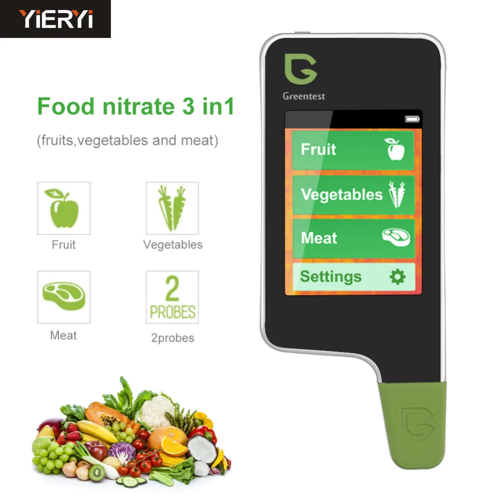 

New Green Food Bao Greentest 1 Nitrate Fertilizer Pesticide Residue Food Environmental Safety Monitor for Fruits and Vegetables