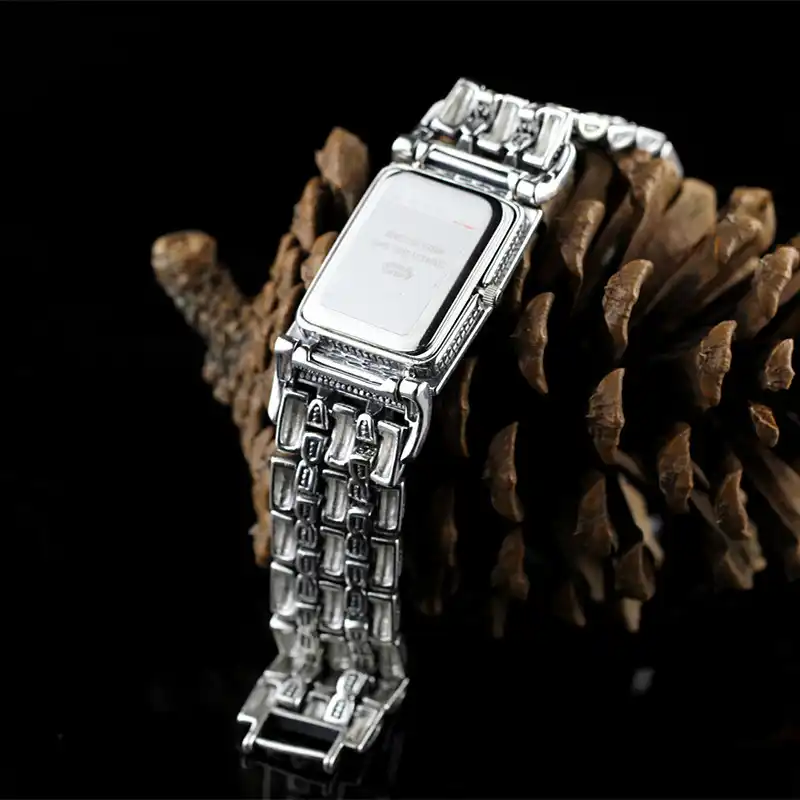 Relogio de prata pura masculino Clearance