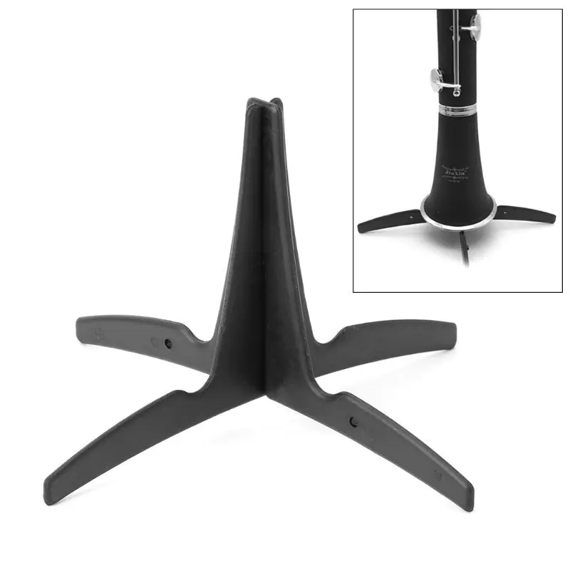 

1PCPortable Clarinet Stand Bracket Plastic Foldable Flute Holder Musical Instrument Placement Rack