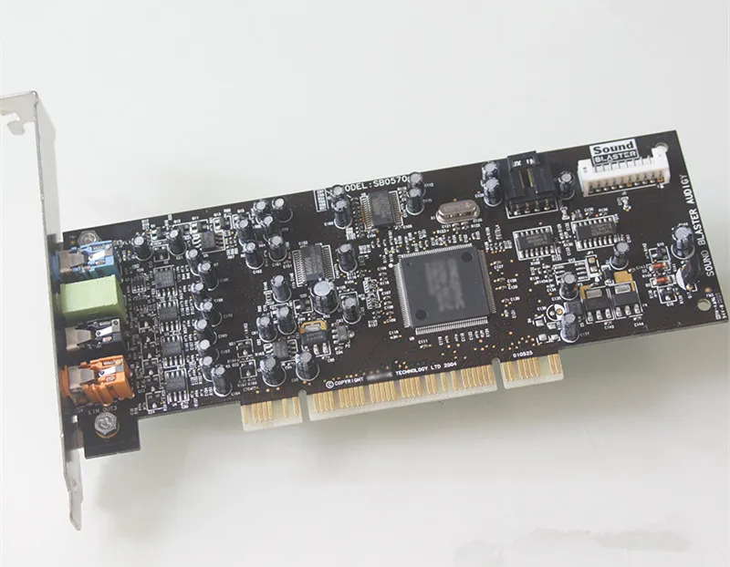 Оригинальный disassemble1PCS/лот PCI7.1 звуковая карта Creative Audigy SE 64-разрядный (SB0570) поддержка для Win7 win8