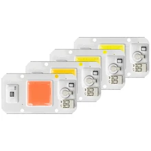 2 шт. светодиодный COB светильник для выращивания Гидропоника переменного тока 110 В 220 В 20 Вт 30 Вт 50 Вт полный спектр теплый натуральный белый для комнатных растений рост рассады