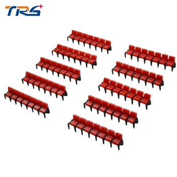 

New 1:75 Scale Film Chair 20pcs Miniature Scale Model Chair for Cinema Scenery
