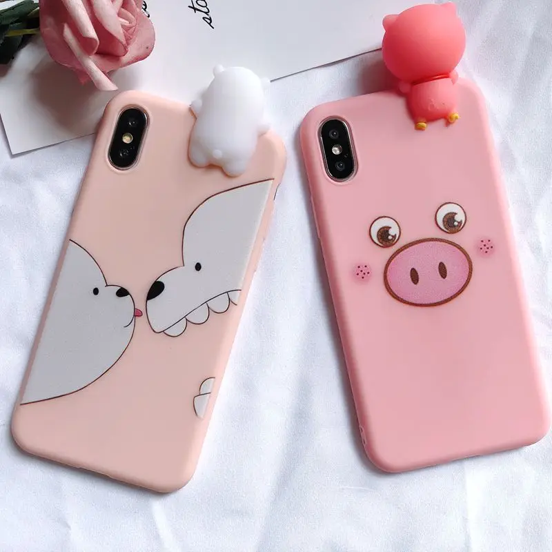 XS Max 3D чехол для Coque iPhone XS Max iPhone 5 5S SE чехол Etui Единорог Kawaii чехол для Funda iPhone 6 6S 7 8 Plus X XR XS чехол