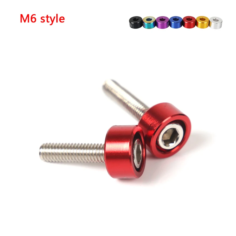 M6 Aluminum Fender Washers and Bolt 6 Pcs/Pack for honda Air inlet manifold engine car accessories auto fasteners auto accessories fender washers