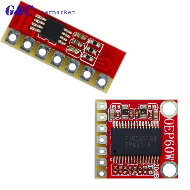 OEP3W OEP30W OEP60W Amplifier Module Mono Double Channel Digital Amplifier Board Module Mini Diy Amplifier Kit