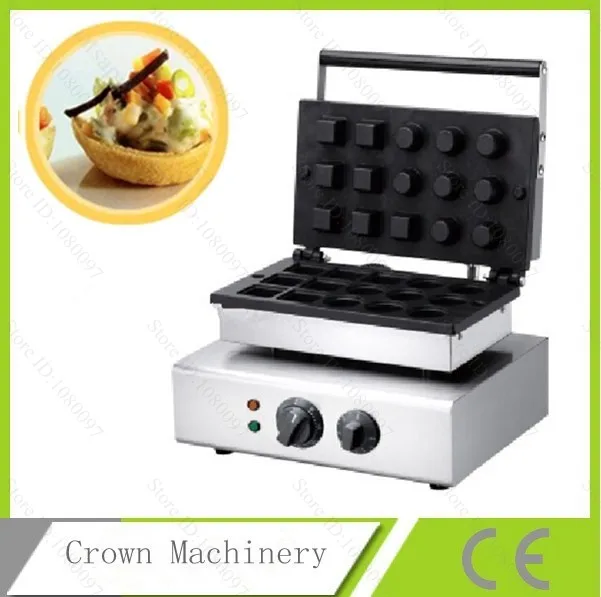 

Waffle bowl maker, Ice cream cone skin forming machine, automatic egg tartlet skin machine