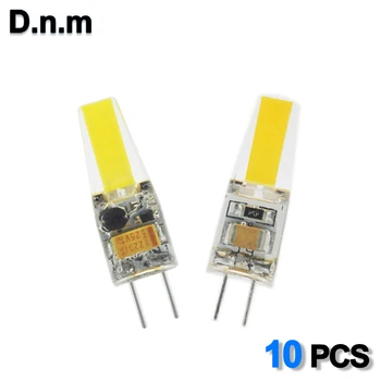 

D.N.M COB G4 LED Lamp AC/DC 12V 220V 2508 CHIP 1W 3W LED Bulb G4 360 Beam Angle Replace Halogen Lamp Chandelier Lights 10pcs/lot