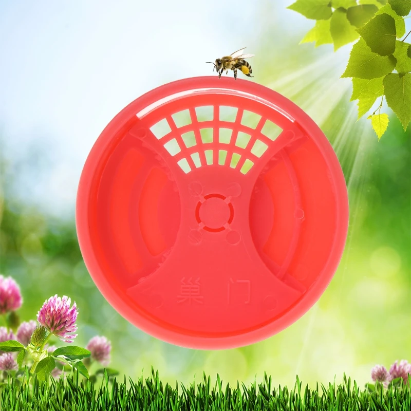 Bee Box Door Rotate Beehive Beekeeping Tools Equipment Entrance Round Plastic