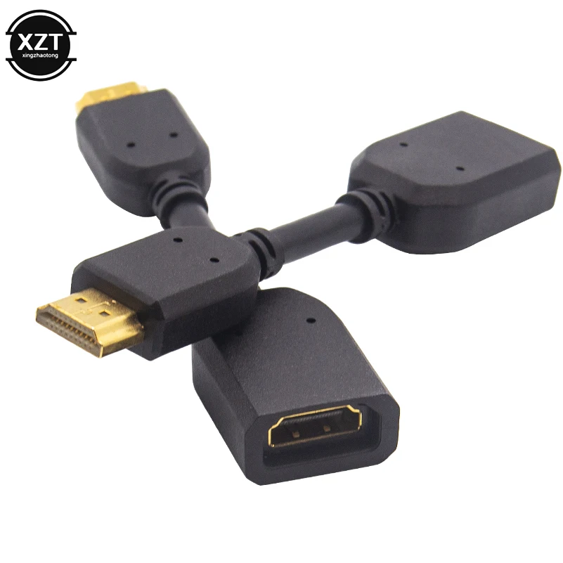 10 см HDMI удлинитель мужчин и женщин кабель коммутатор для Google Chromecast lcd HDTV 4K 1080P