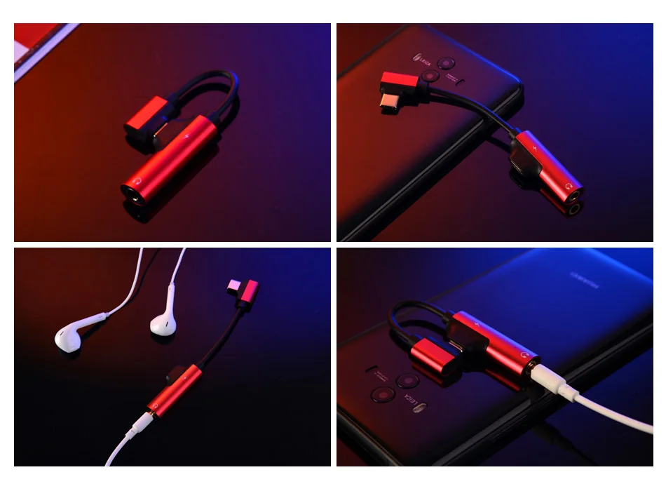 ET 2 в 1 usb type C до 3,5 мм конвертер наушников кабель адаптер для Xiaomi Mi 6 huawei mate 10 Pro аудио разъем тип-c конвертер