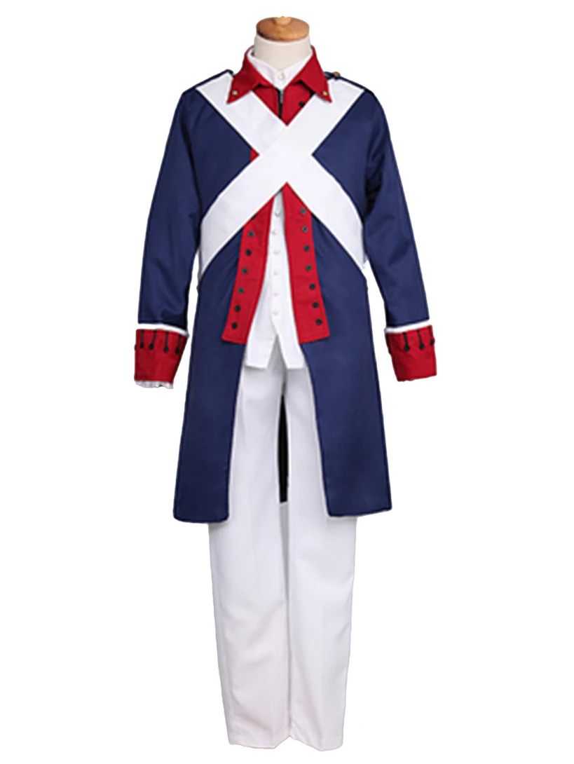 Axis Powers Hetalia Америка Косплей Костюм США Хлопок униформа косплей костюм