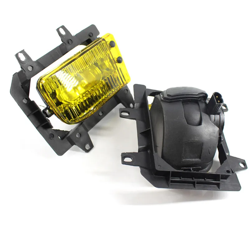 

New High Quality 2Pcs Front Bumper Clear Plastic Super Bright Yellow Fog Lights Fit For BMW E30 318i 318is 325i 85-93#294911