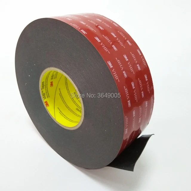 3M VHB 5925 Double Sided Tape Heavy Duty Mounting Tape for Car, Home and  Office