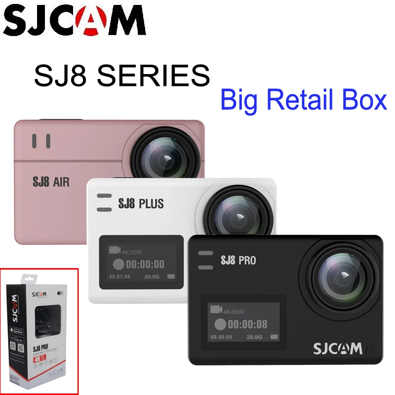 SJCAM SJ8 Pro SJ8 серия 4K 60FPS WiFi Пульт дистанционного управления шлем Экшн-камера Ambarella Чипсет 4 K/60FPS Ultra HD Экстремальные виды спорта DV камера