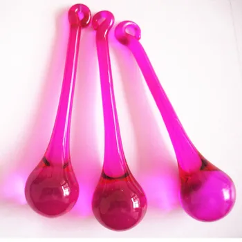 

56pieces 20x80mm colorful crystals rose for chandeliers Lighting Pendent drops for lamp accessary