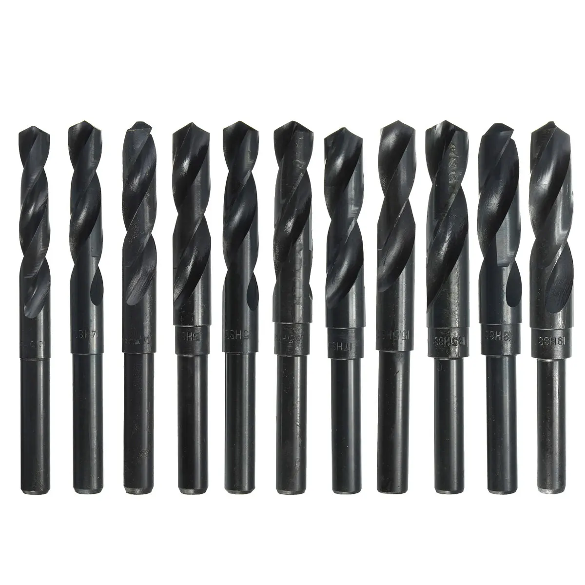 

1PCS HSS Twists Drill Bit 1/2 inch Dia Reduced Shank 13 13.5 14 14.5 15 15.5 16 16.5 17 18 19mm For Iron Steel Wood Machining