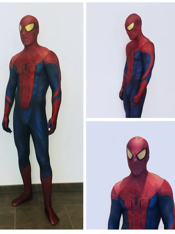 3 Цифровая печать кино удивительные костюм с рисунком Человека-паука детская одежда комплект на Хэллоуин Косплэй; костюм «Человек-паук»; Человек-паук, Объективы