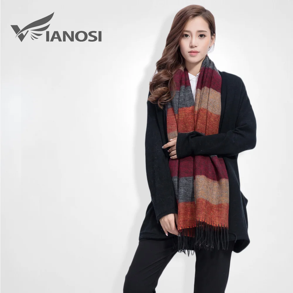 Flash Deals 7qiOQ [VIANOSI] Fashion Brand Winter Scarf Women Designer Pashmina Shawls and Scarves Soft Foulard Bufandas VS063
