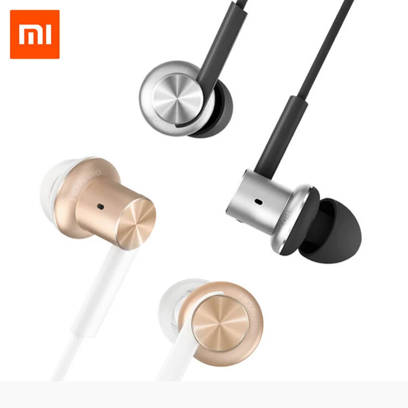 Xiao mi гибридные наушники in ear поршневые 4 двойные drivers Dyna c + балансная арматура
